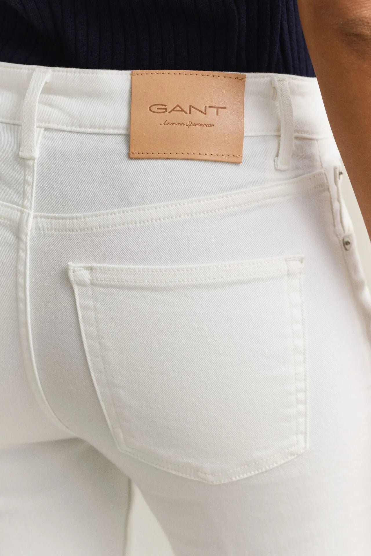 Ελαστικό Τζίν Σε Ίσια Γραμμή GANT