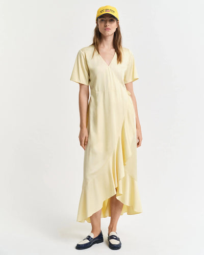 Φόρεμα Κοντομάνικο Frilly Wrap GANT