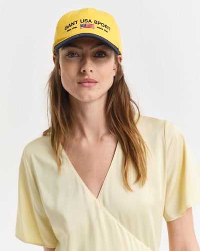 Φόρεμα Κοντομάνικο Frilly Wrap GANT