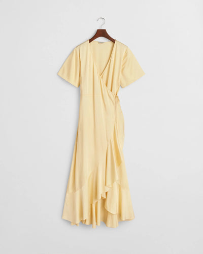 Φόρεμα Κοντομάνικο Frilly Wrap GANT