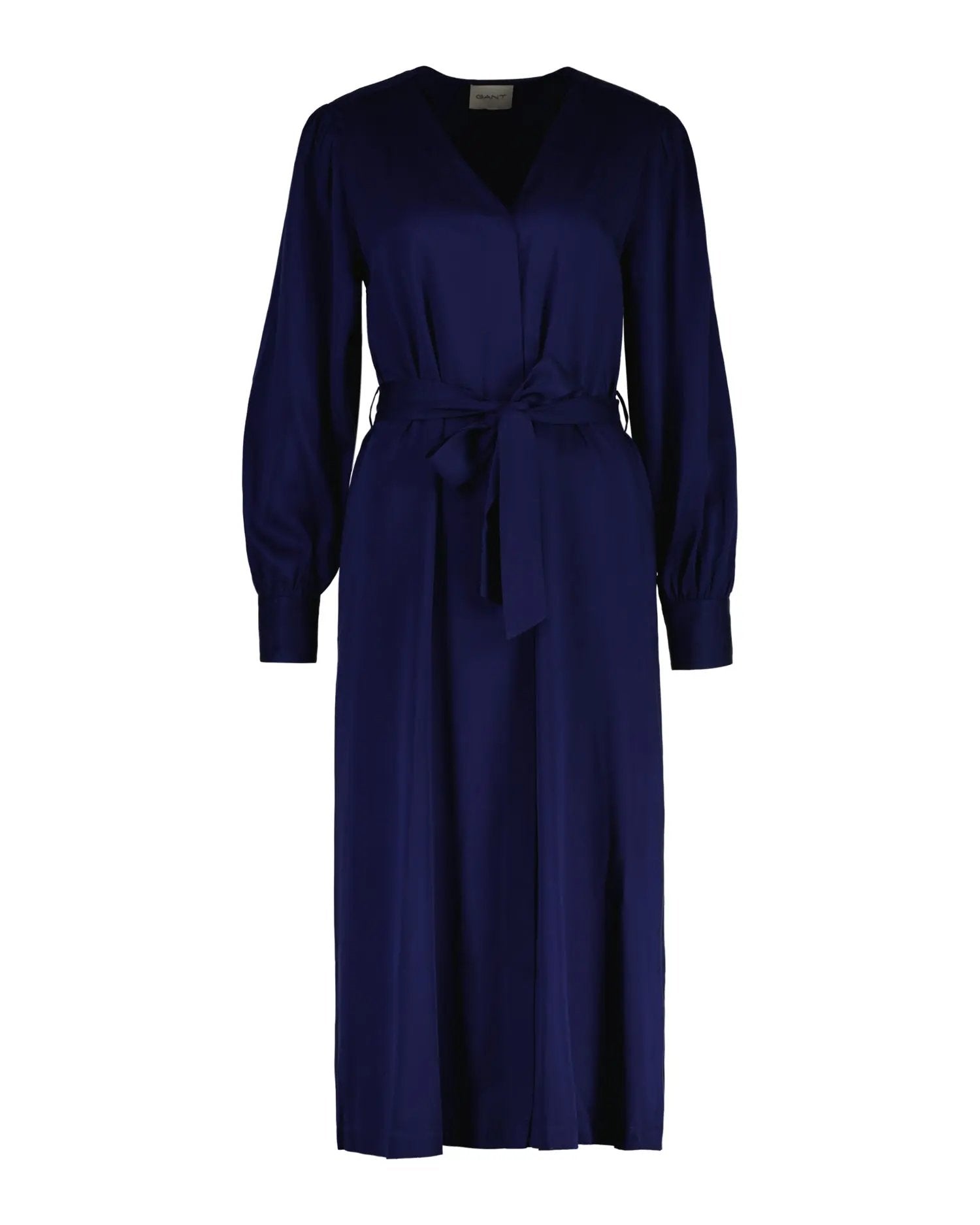 Φόρεμα Με V-Λαιμόκοψη & Ζώνη στη Μέση GANT