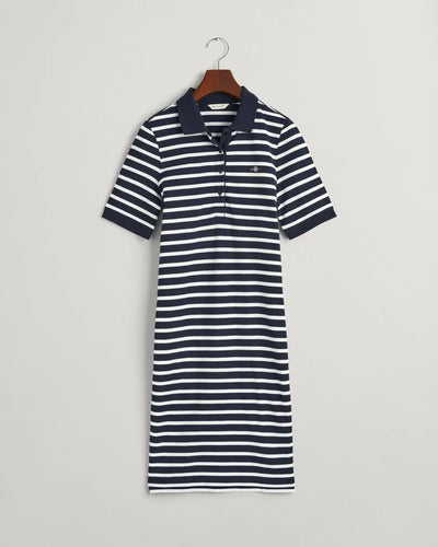 Φόρεμα Ριγέ Πόλο Piqué Shield (Outlet) GANT