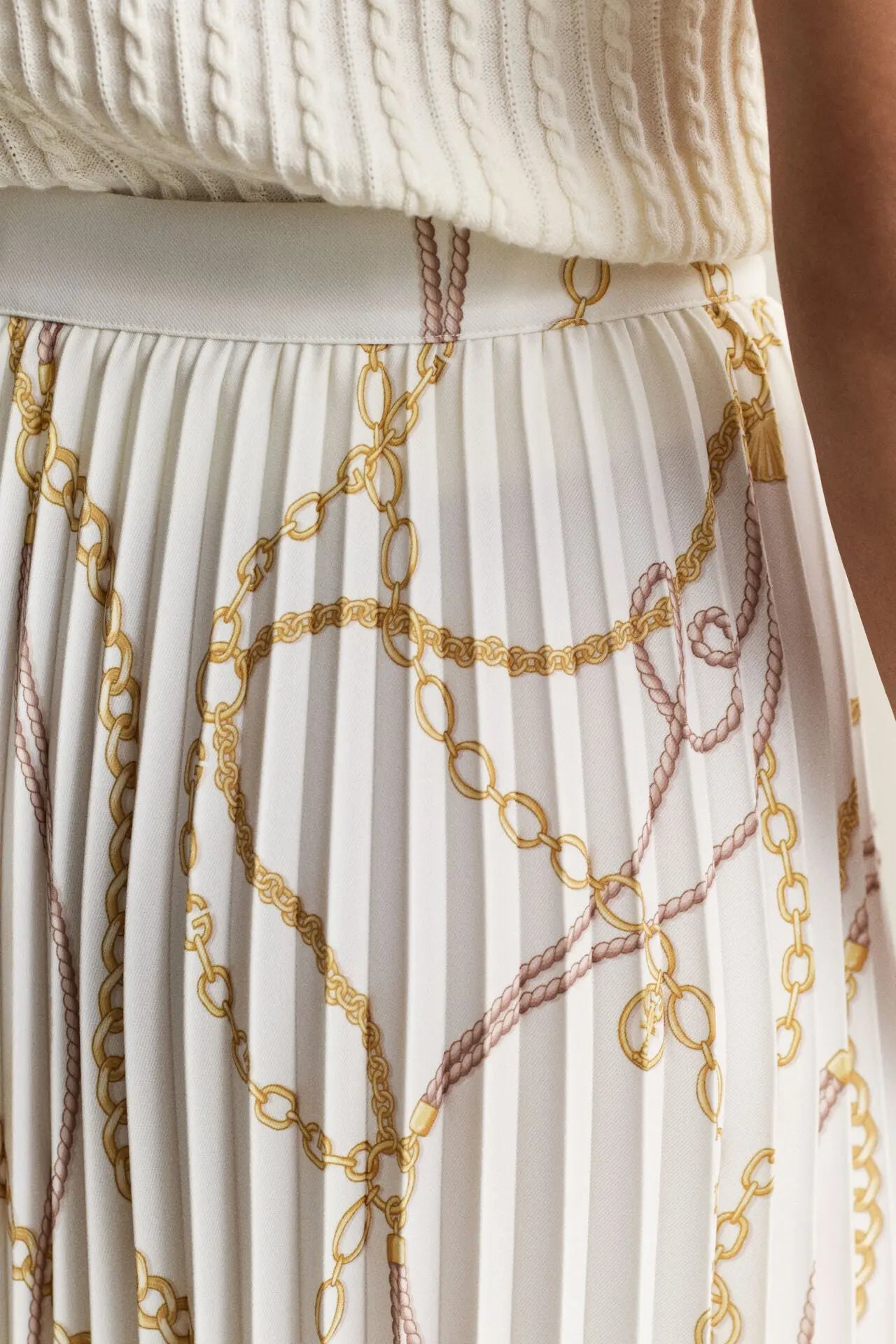 Φούστα Πλισέ Με Σχέδιο GANT