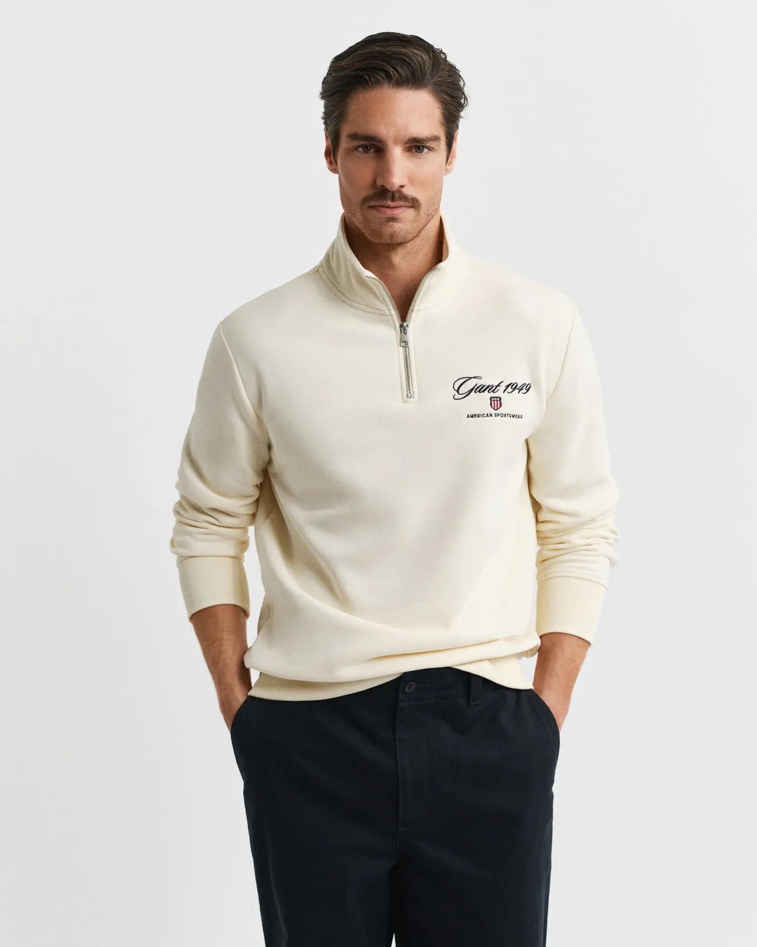 Φούτερ GANT Graphic Half-Zip