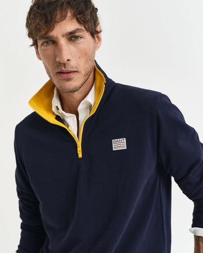 Φούτερ Half-Zip Με Χρωματική Αντίθεση GANT