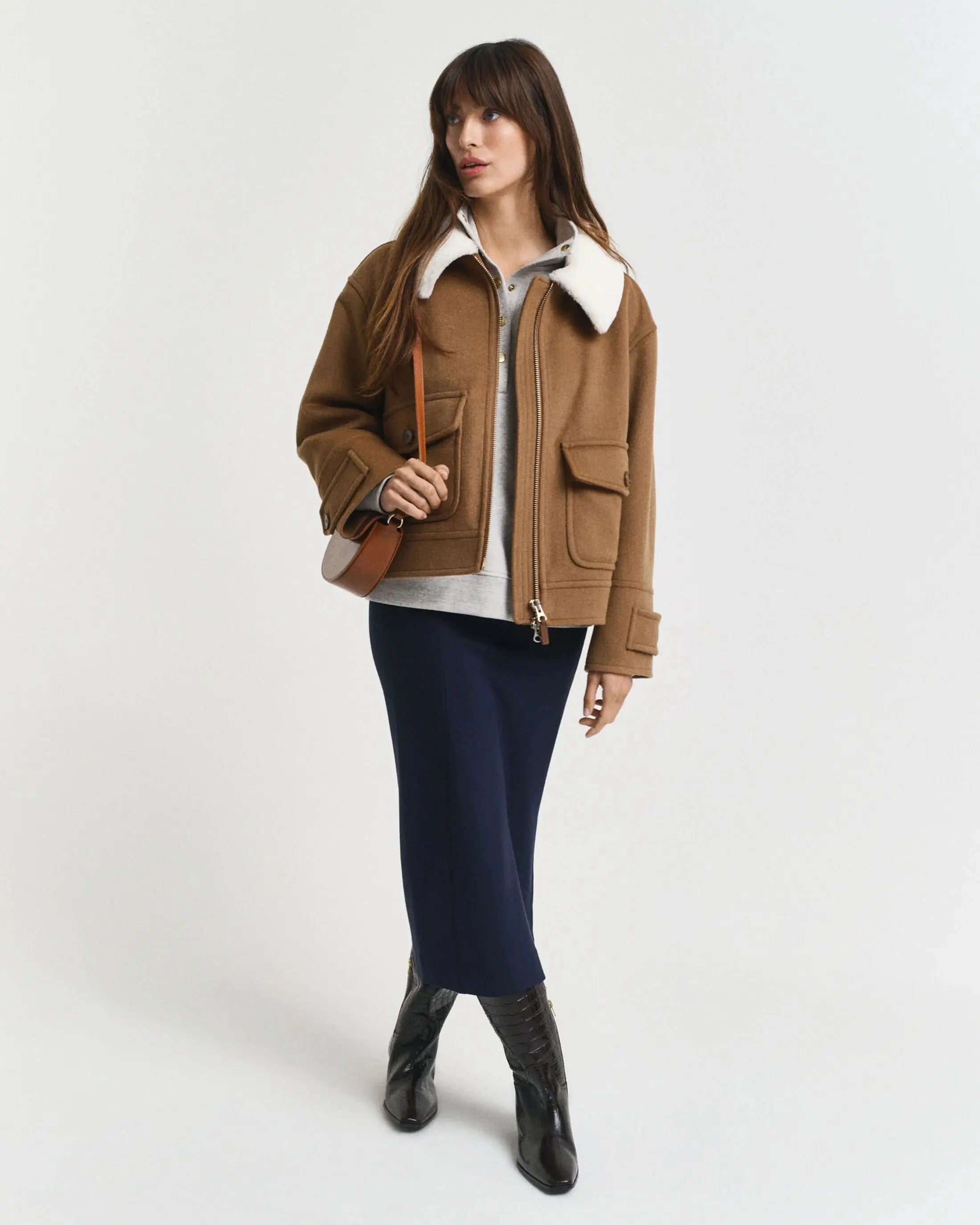 Φούτερ Half-botton Σε Χαλαρή Γραμμή GANT