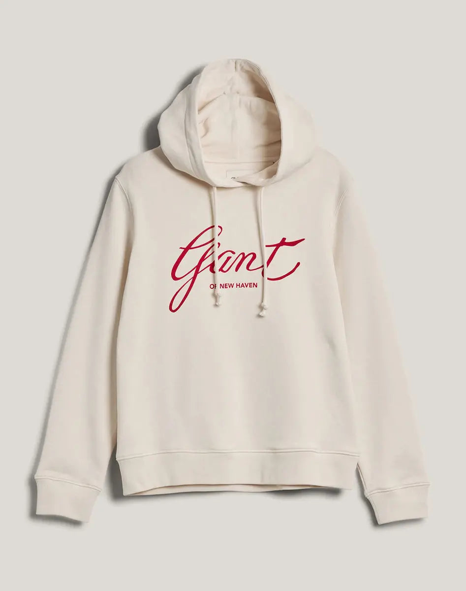 Φούτερ Με Κουκούλα Script Σε Κανονική Γραμμή (Outlet) GANT