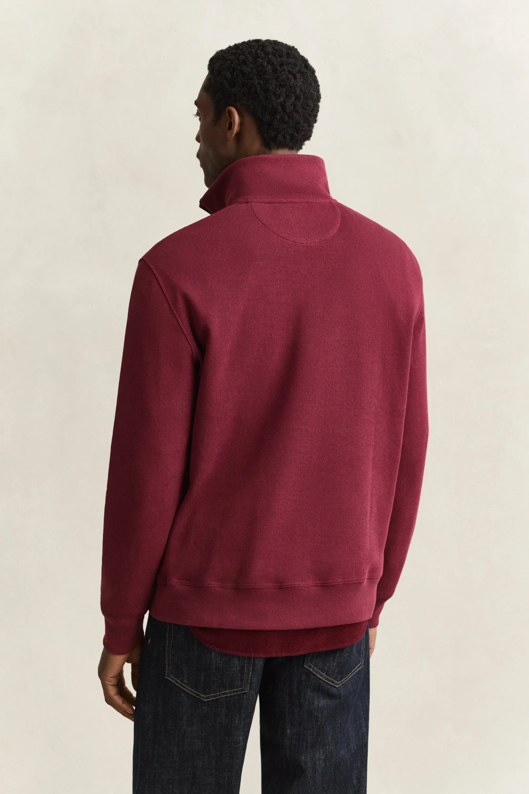 Φούτερ Ριμπ Half-Zip GANT