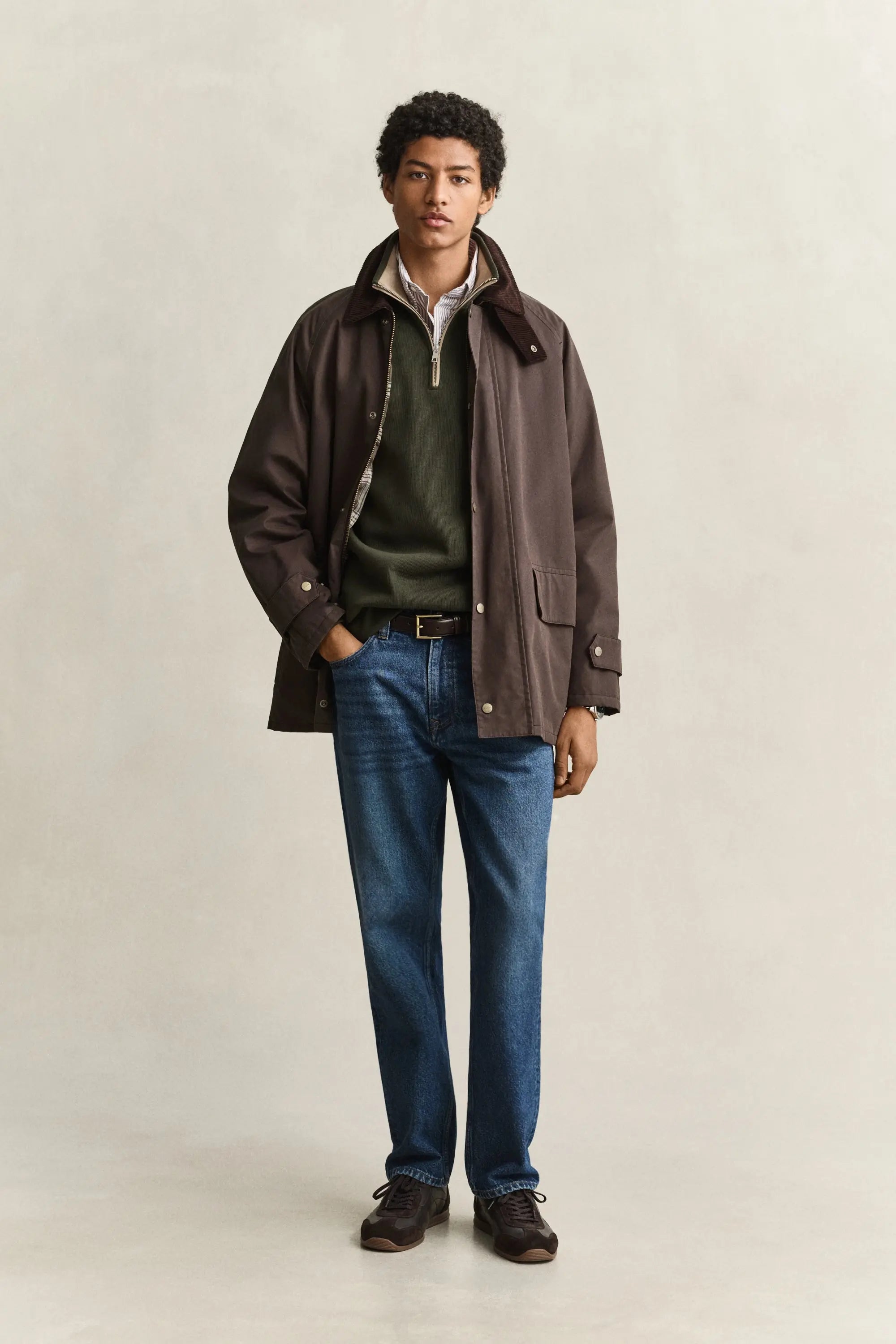 Φούτερ Ριμπ Half-Zip