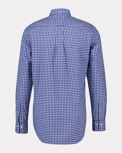 Πουκάμισο Καρό Gingham Poplin Σε Κανονική Γραμμή GANT