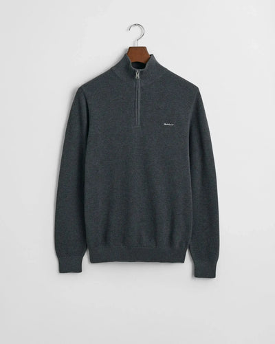 Πουλόβερ Βαμβακερό Πικέ Half-Zip GANT