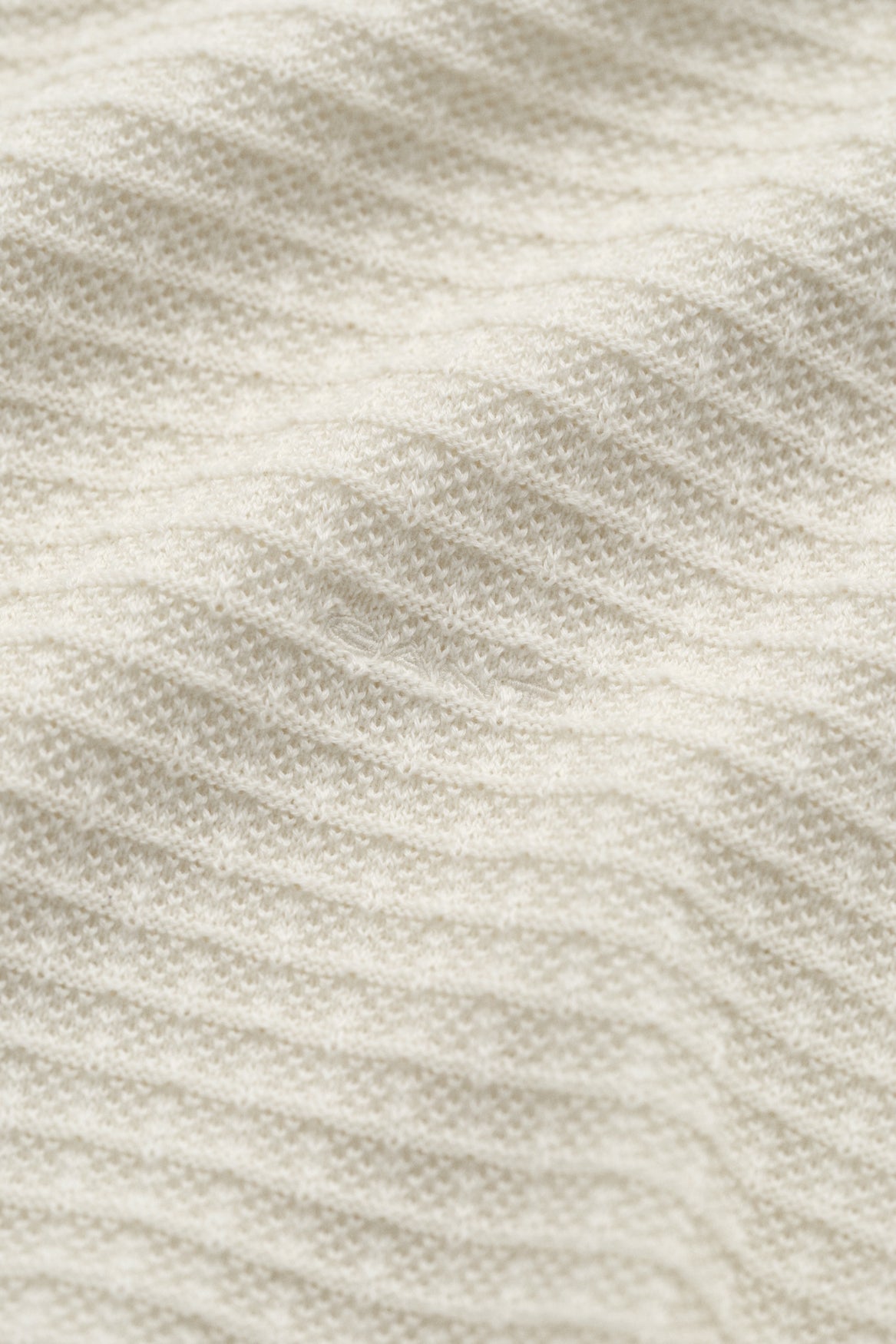 Πουλόβερ Textured Mε Στρογγυλή Λαιμόκοψη