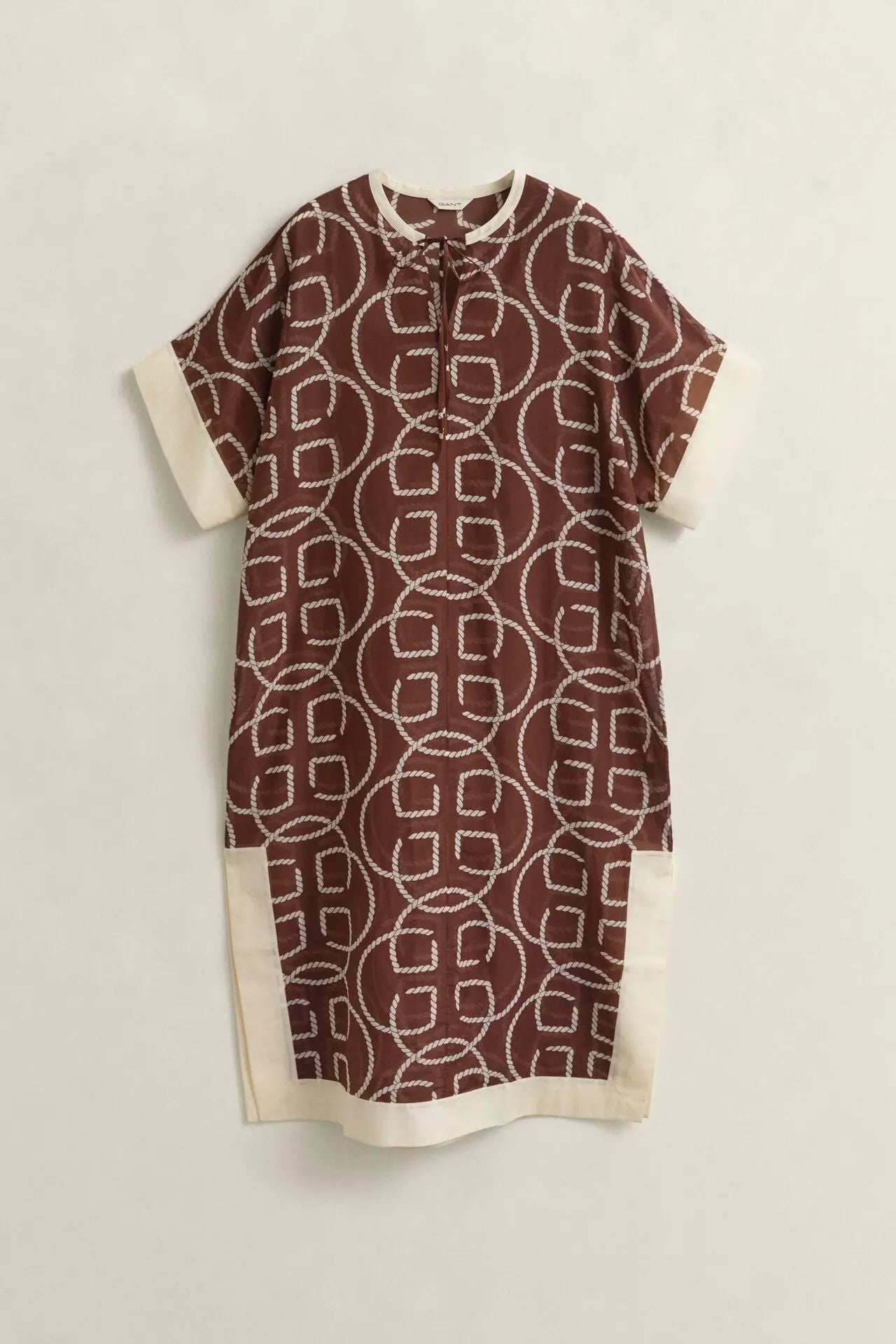 Καφτάνι Monogram Από Μετάξι & Βαμβάκι GANT
