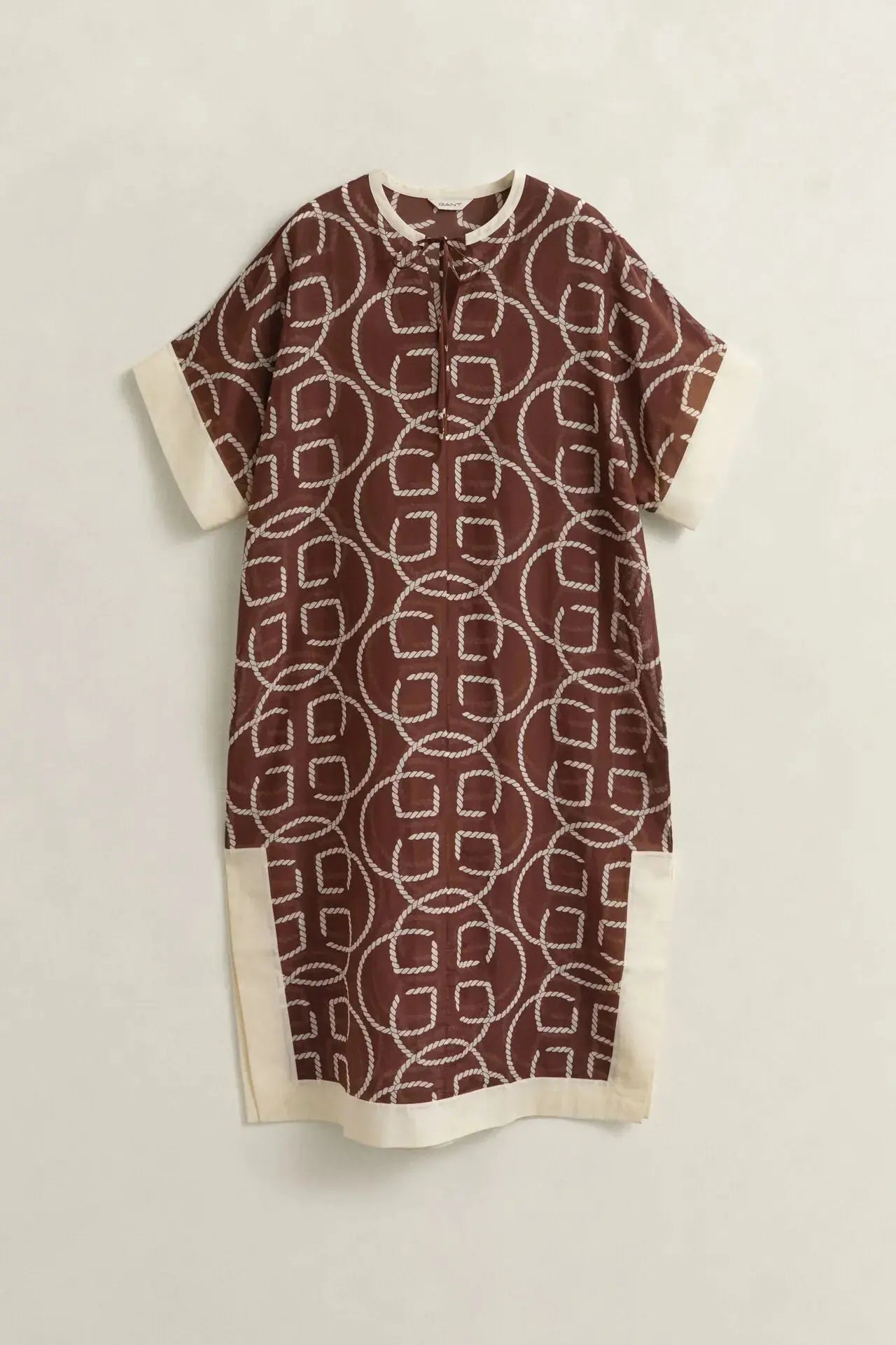 Καφτάνι Monogram Από Μετάξι & Βαμβάκι GANT