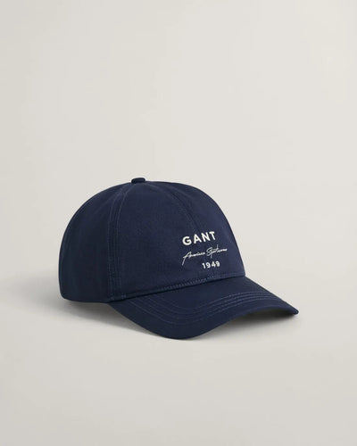 Καπέλο Βαμβακερό Twill Με Λογότυπο Script Για Έφηβους (Outlet) GANT