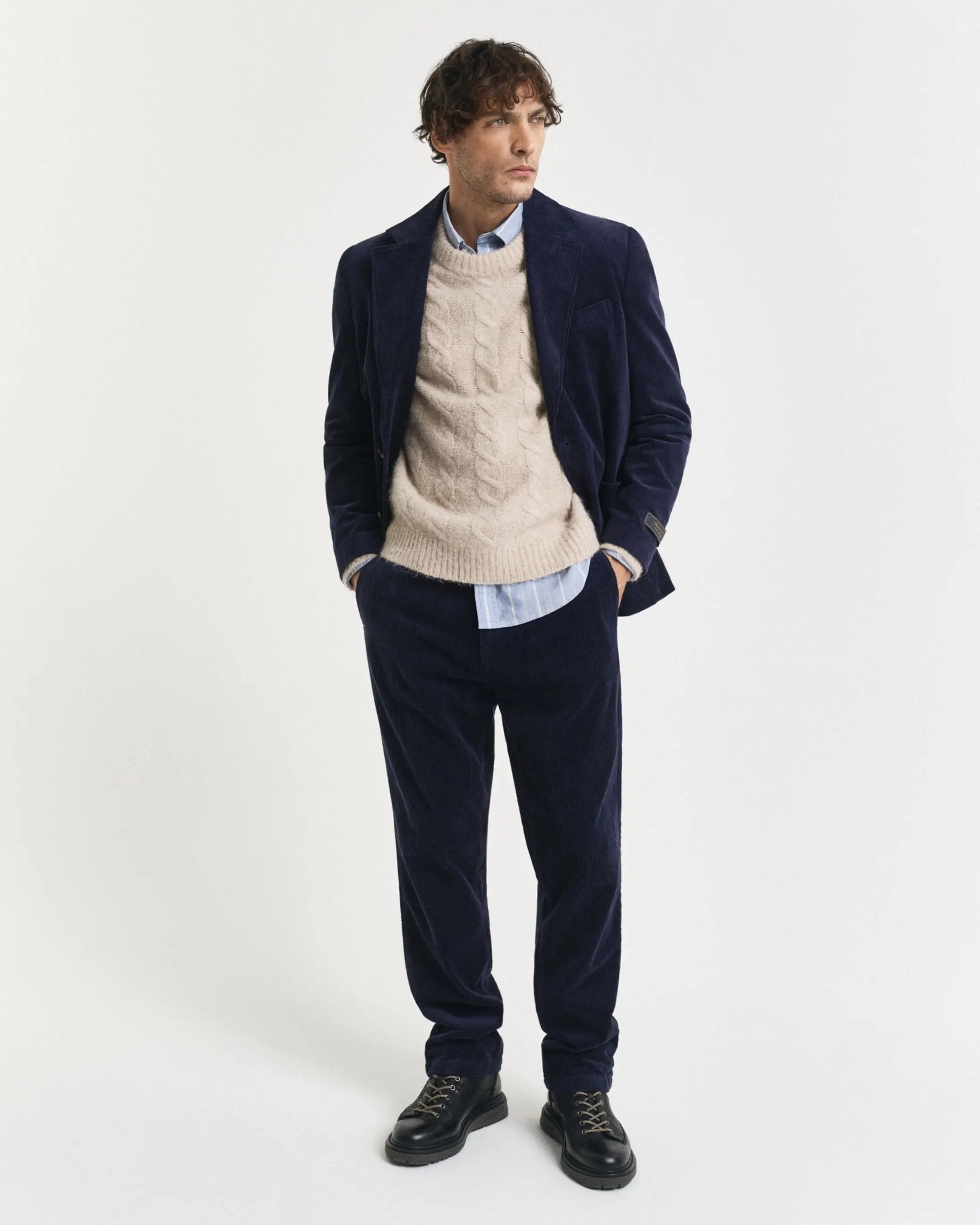 Κοτλέ Blazer Σε Κανονική Γραμμή GANT