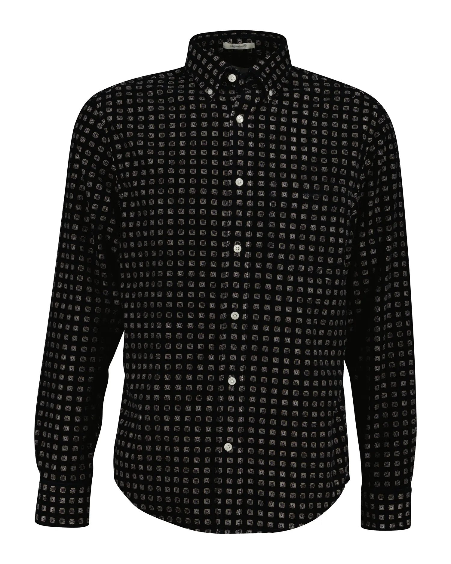 Κοτλέ Πουκάμισο Σε Κανονική Γραμμή Με Μοτίβο GANT