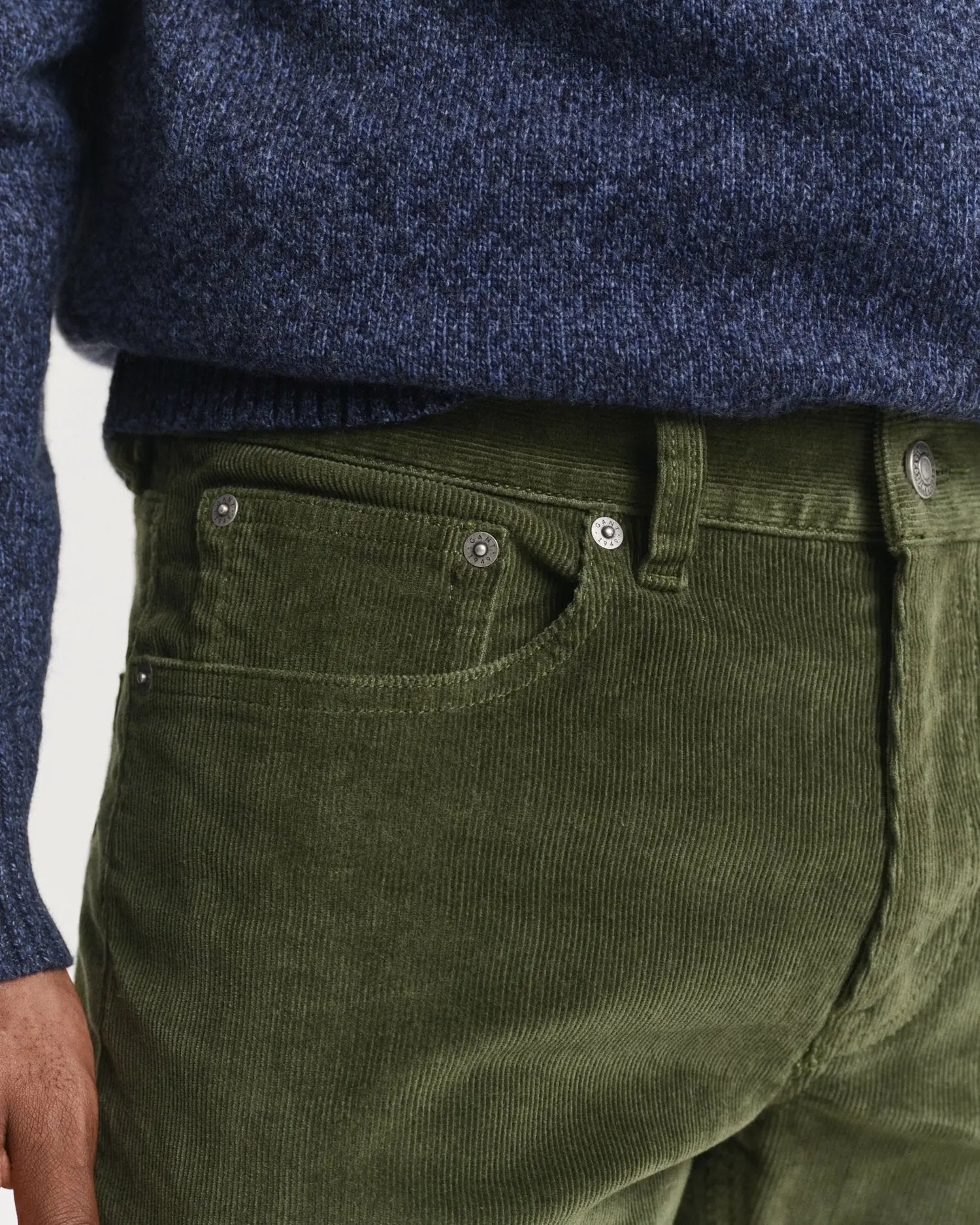 Κοτλέ Τζιν Παντελόνι Σε Στενή Γραμμή & Άνετο Stretch GANT