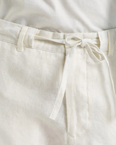 Λινό Παντελόνι Drawstring Σε Χαλαρή Γραμμή GANT