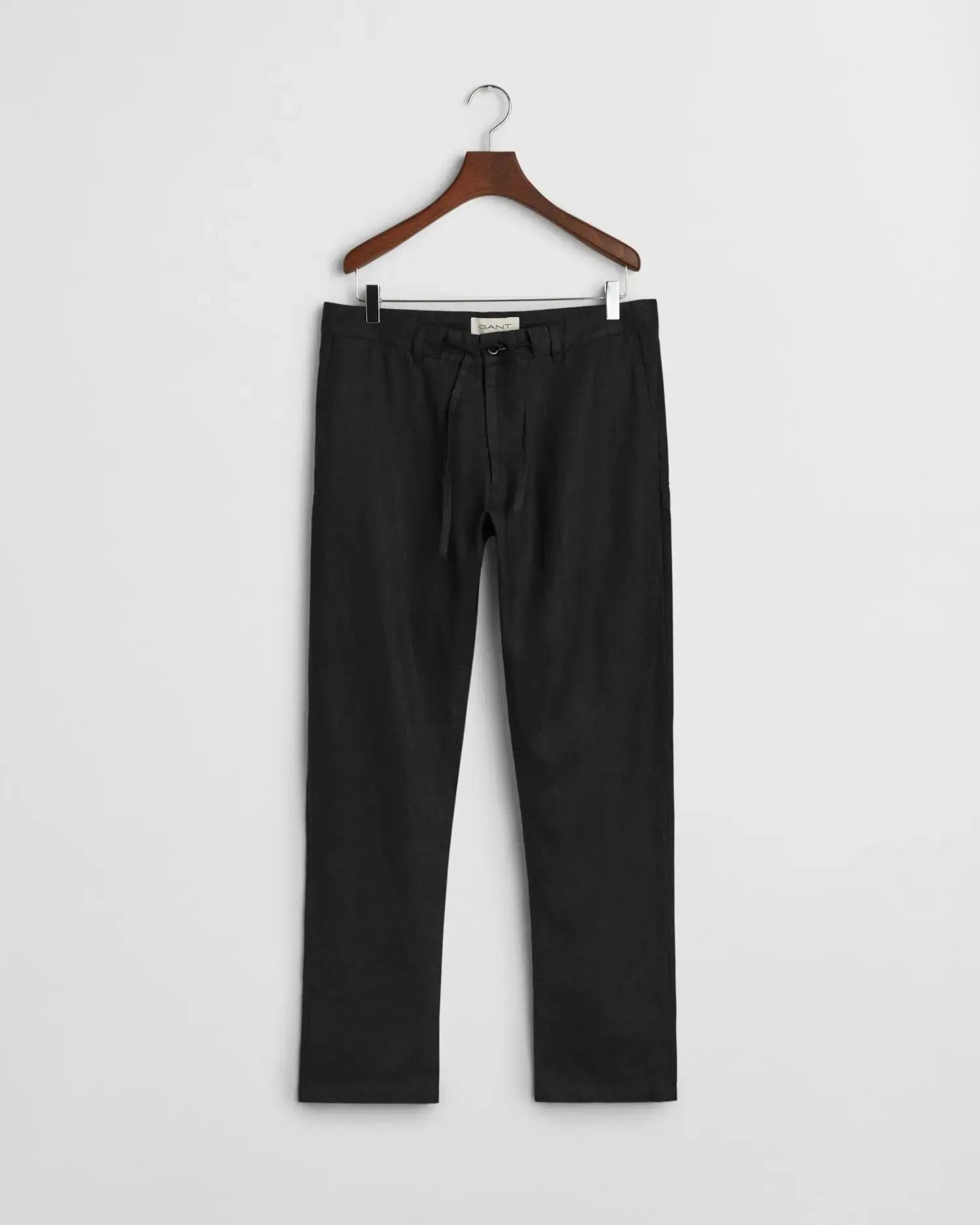 Λινό Παντελόνι Drawstring Σε Χαλαρή Γραμμή (Outlet)