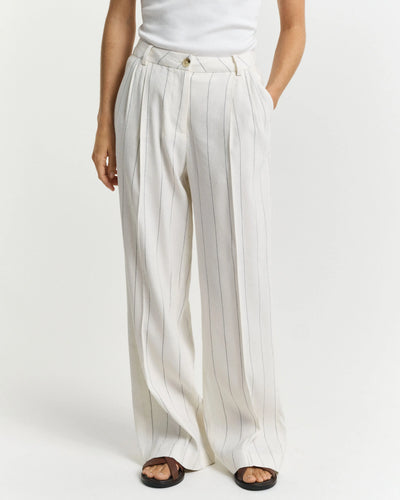 Λινό Παντελόνι Pinstripe GANT