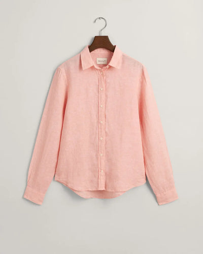 Λινό Πουκάμισο Chambray Σε Κανονική Γραμμή (Outlet) GANT