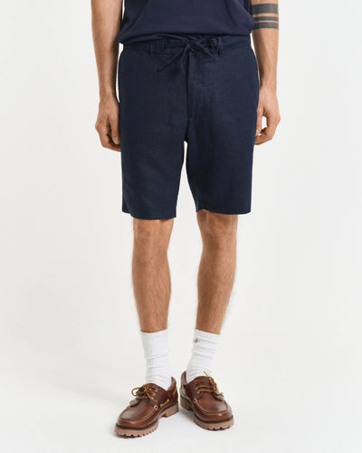 Λινό Σορτς Drawstring Σε Χαλαρή Γραμμή GANT