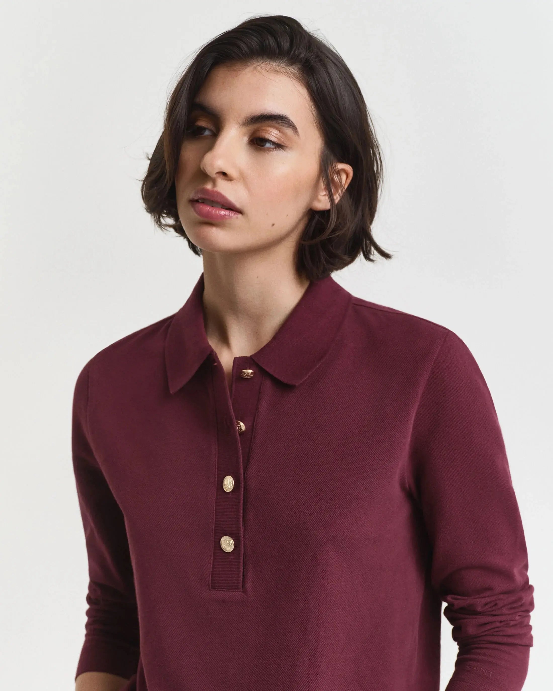 Μακρυμάνικη Μπλούζα Πόλο Πικέ GANT