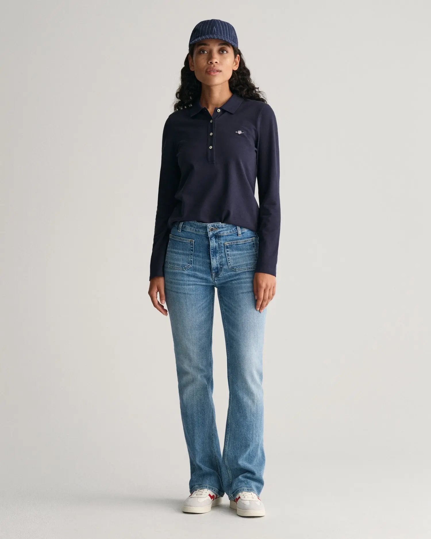 Μακρυμάνικη Μπλούζα με Κεντημένο Shield Λογότυπο GANT