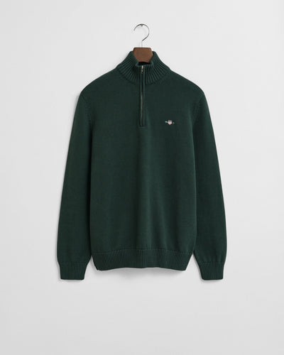 Πουλόβερ Casual Βαμβακερό Half-Zip GANT