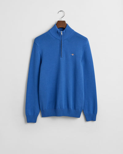Πουλόβερ Casual Βαμβακερό Half-Zip GANT