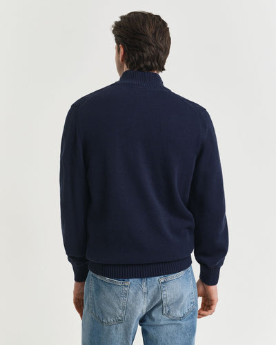 Πουλόβερ Casual Βαμβακερό Half-Zip GANT