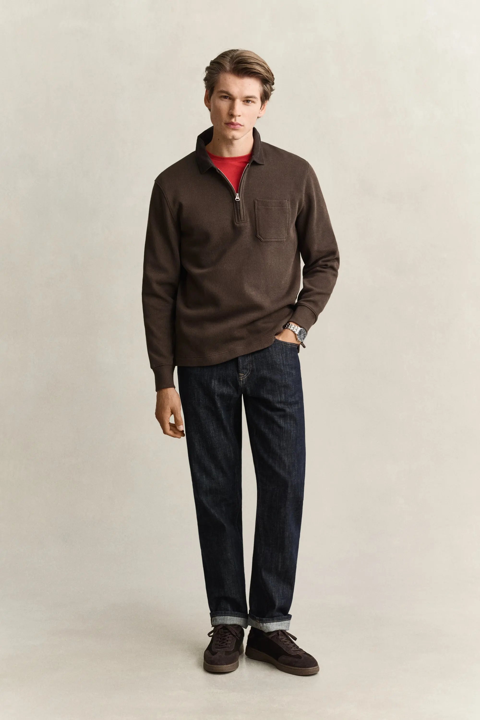 Μπλούζα Heavy Rugger Half Zip