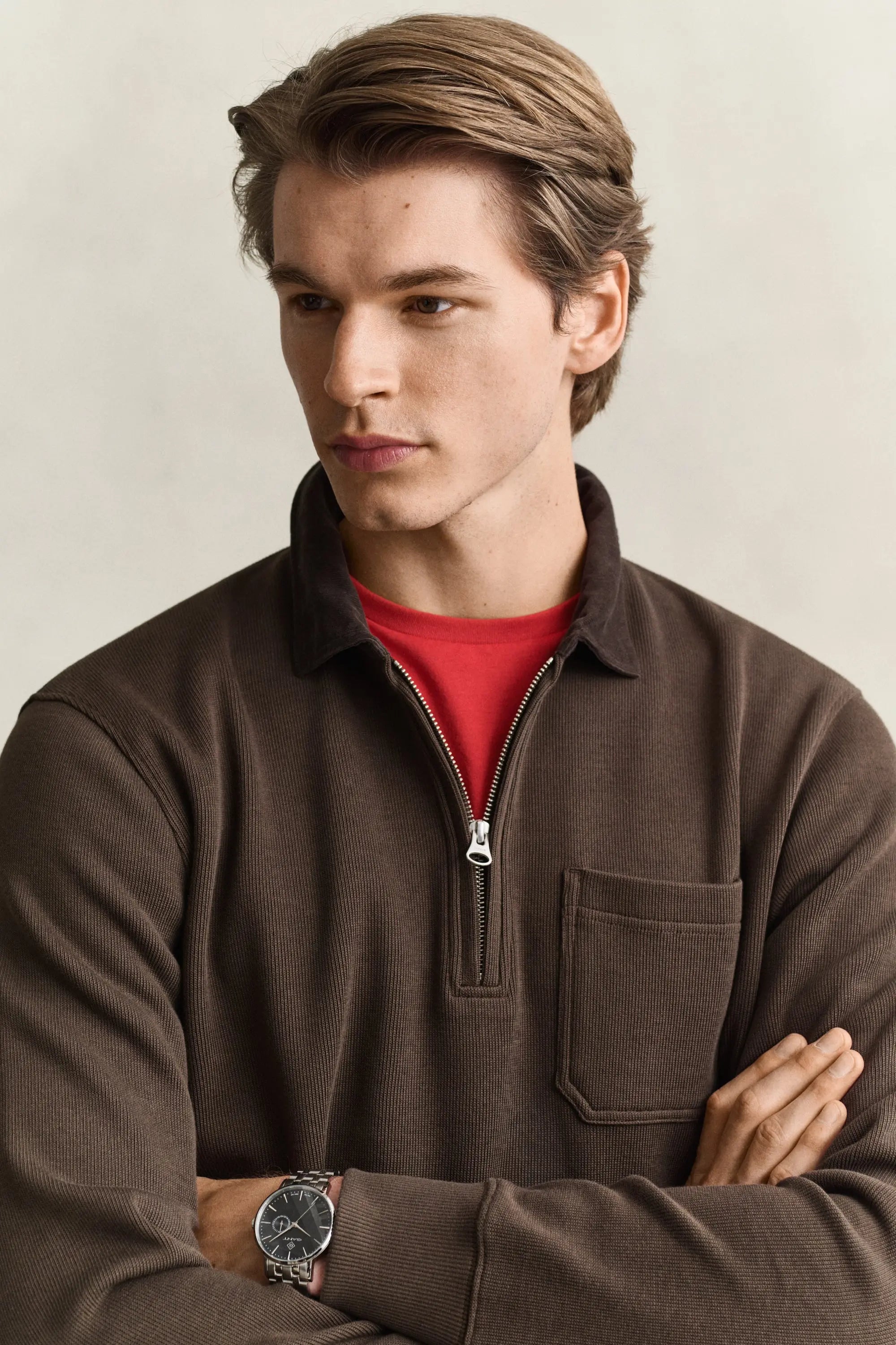 Μπλούζα Heavy Rugger Half Zip GANT