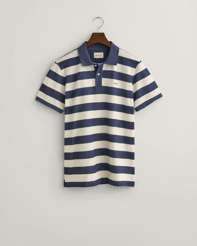 Μπλούζα Πόλο Heavy Washed Ριγέ (Outlet) GANT