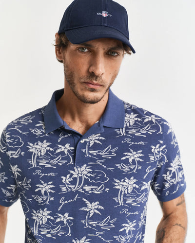 Μπλούζα Πόλο Island Print GANT