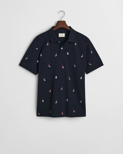 Μπλούζα Πόλο Κεντημένη Με Boat Graphic GANT