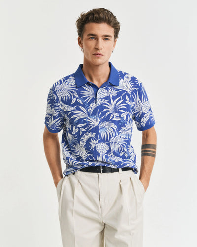 Μπλούζα Πόλο Με Μοτίβο Tropical GANT