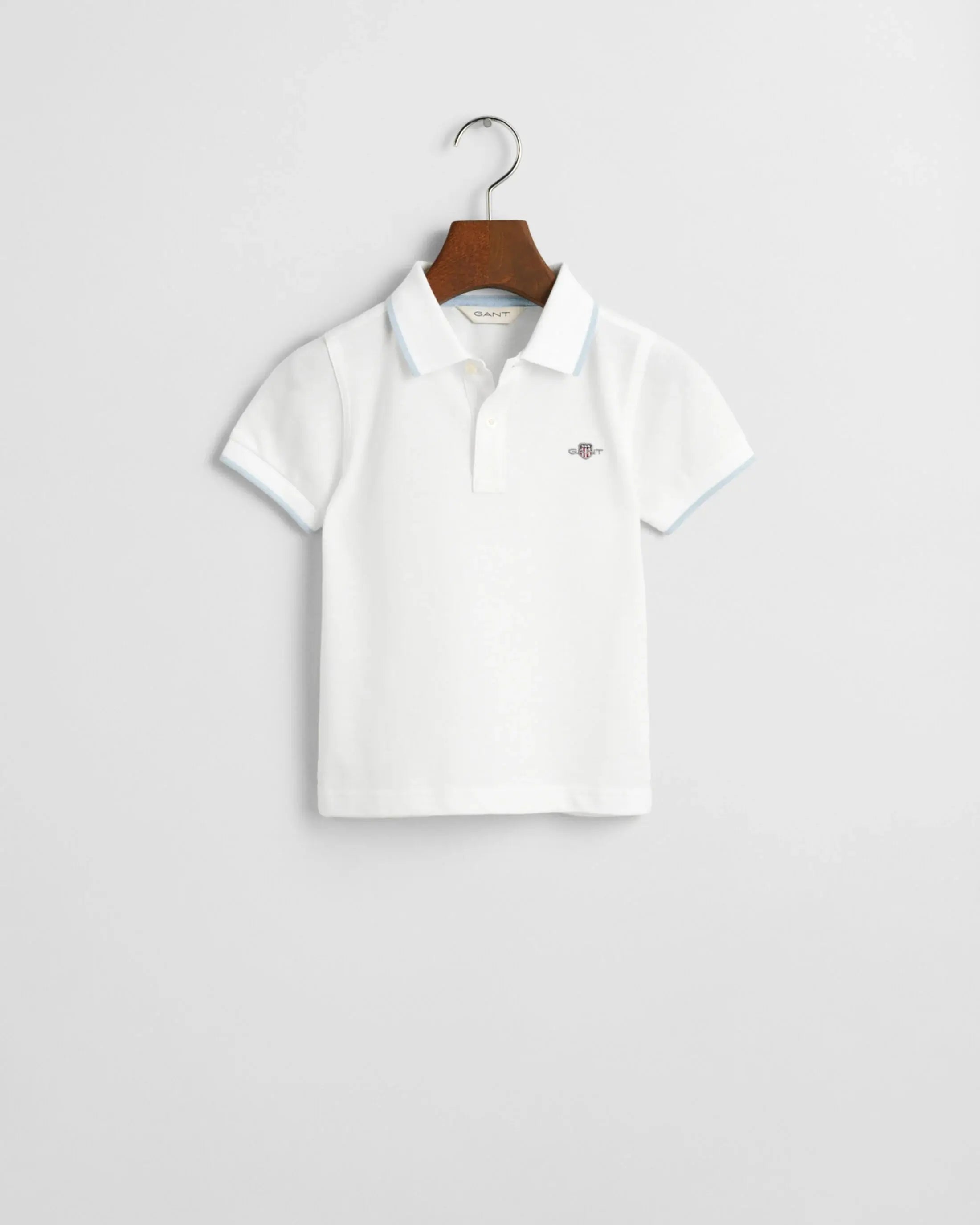 Μπλούζα Πόλο Πικέ Με Ρίγα Σε Αντίθεση Για Παιδιά GANT