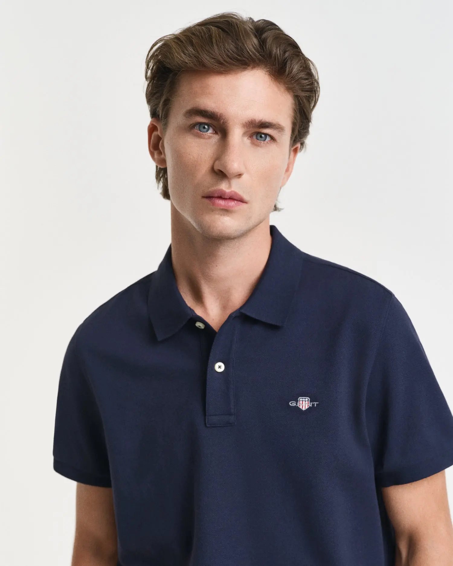 Μπλούζα Πόλο Πικέ Shield Σε Κανονική Γραμμή GANT