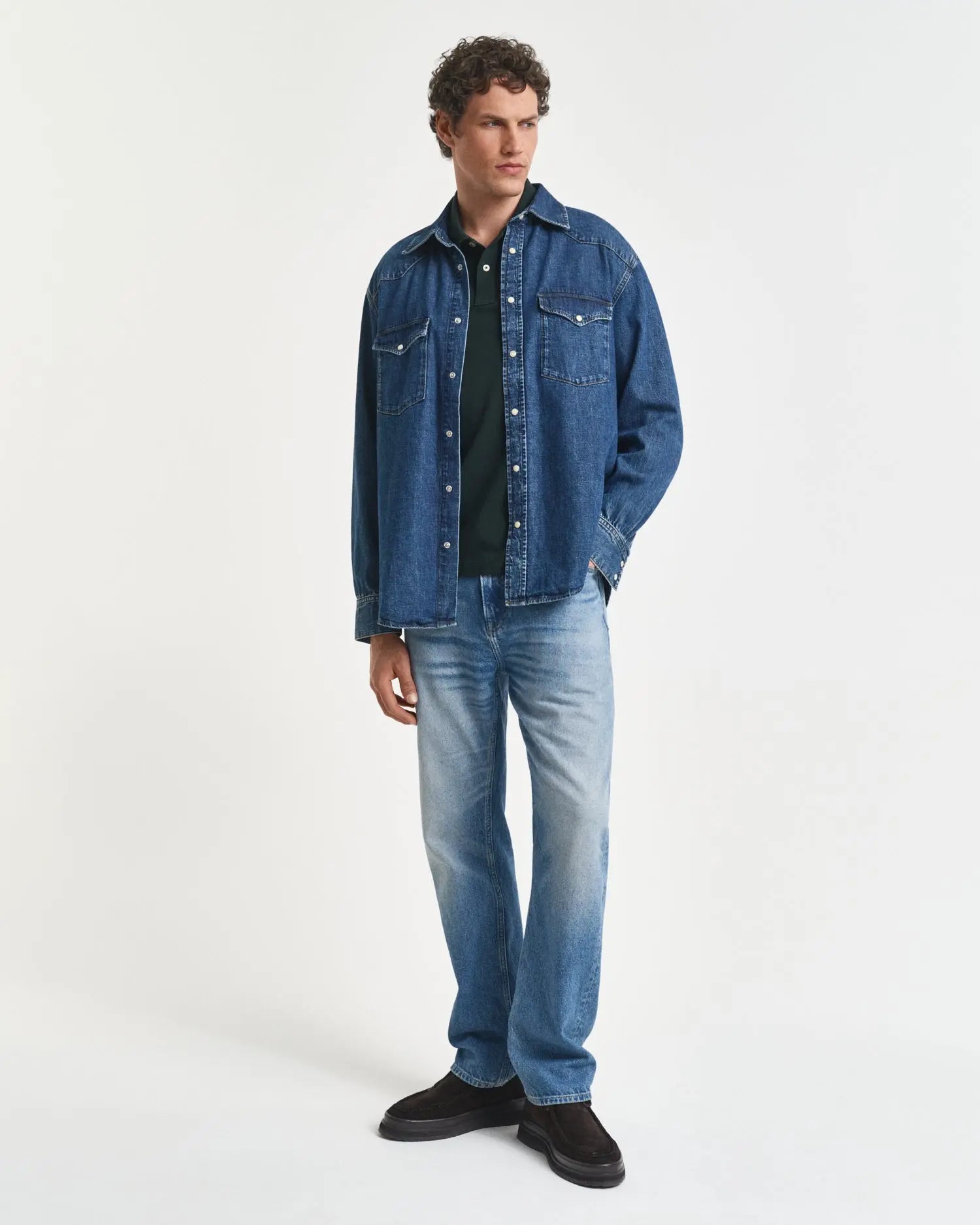 Μπλούζα Πόλο Πικέ Shield Σε Κανονική Γραμμή GANT