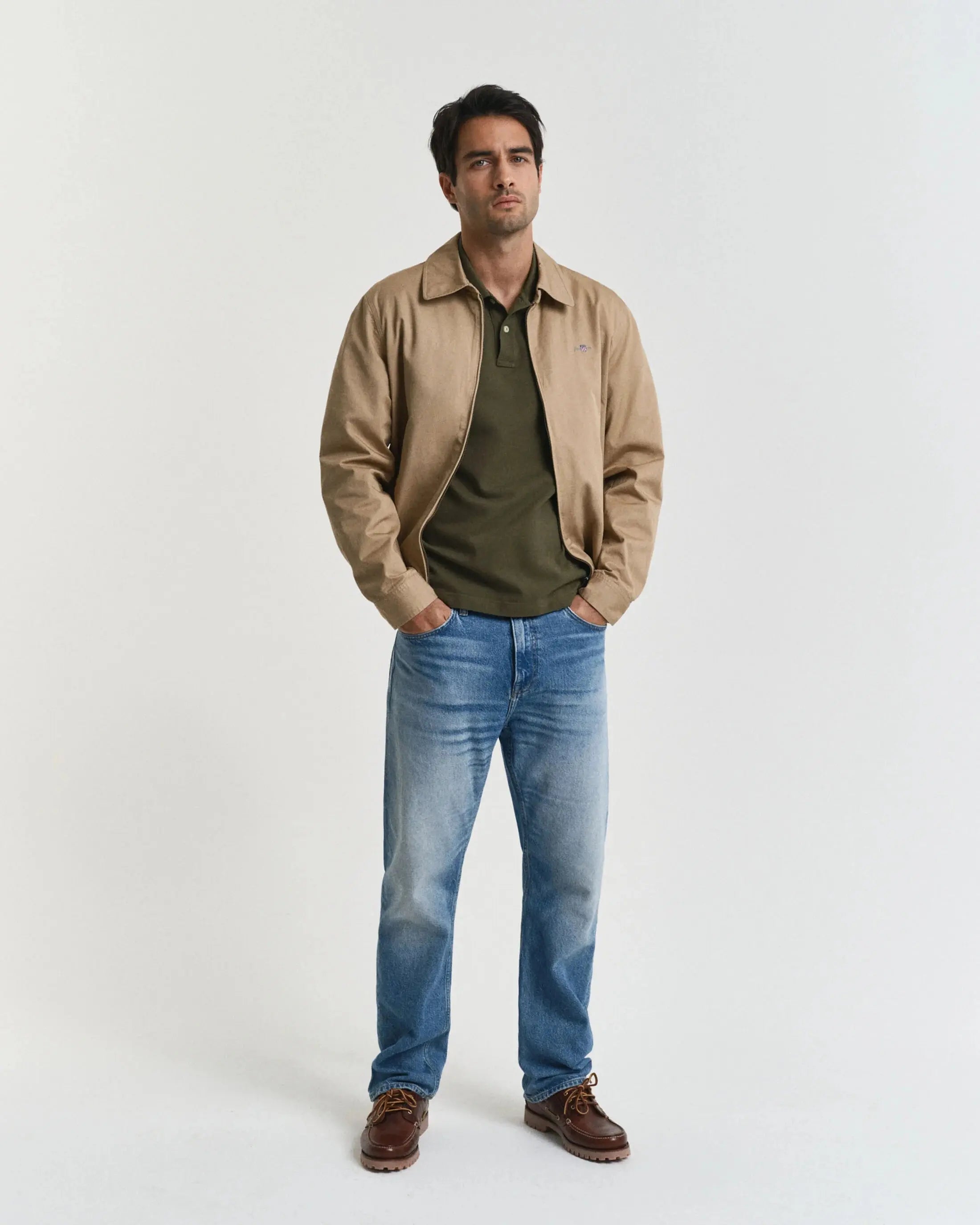 Μπλούζα Πόλο Πικέ Shield Σε Κανονική Γραμμή GANT