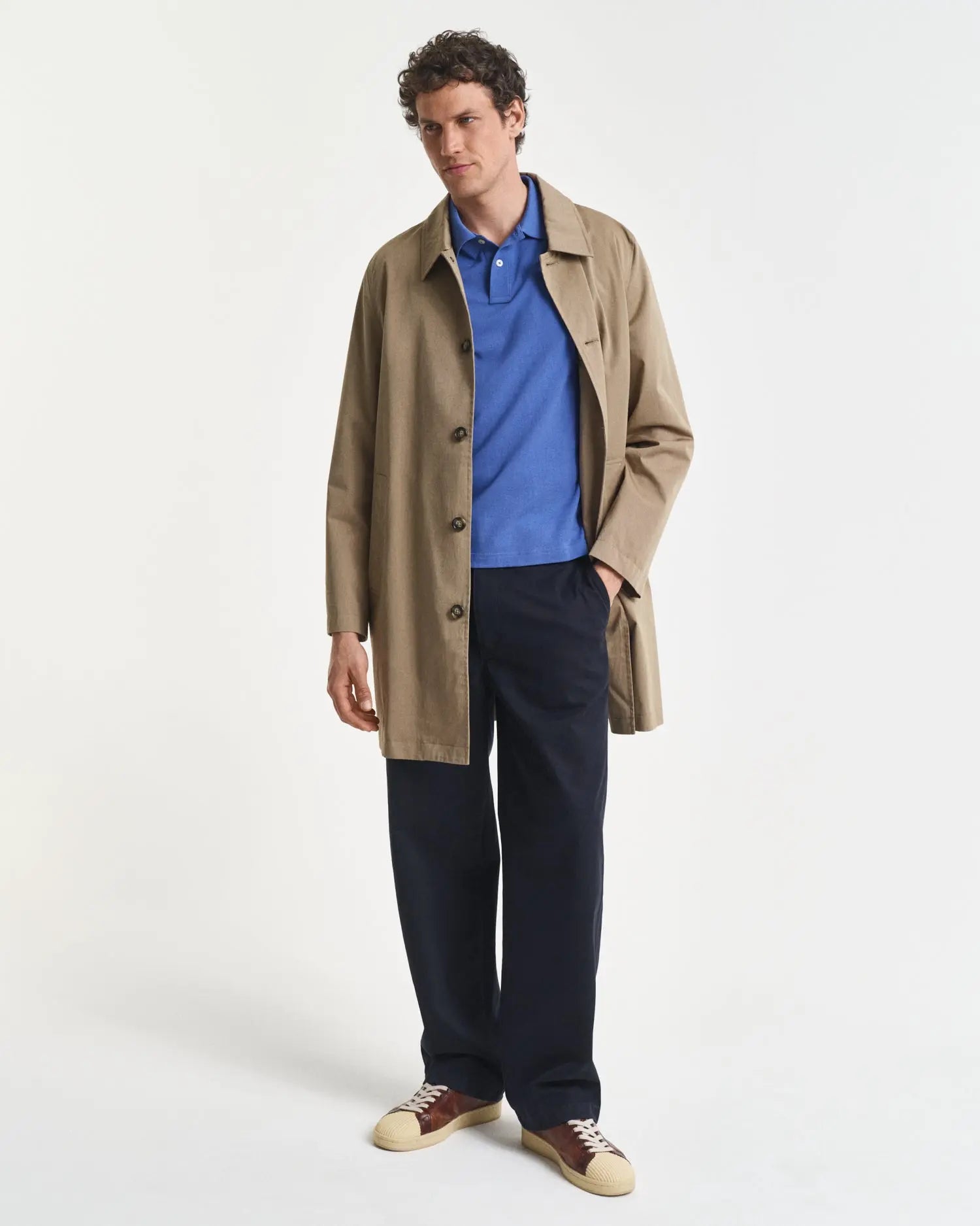 Μπλούζα Πόλο Πικέ Shield Σε Κανονική Γραμμή GANT