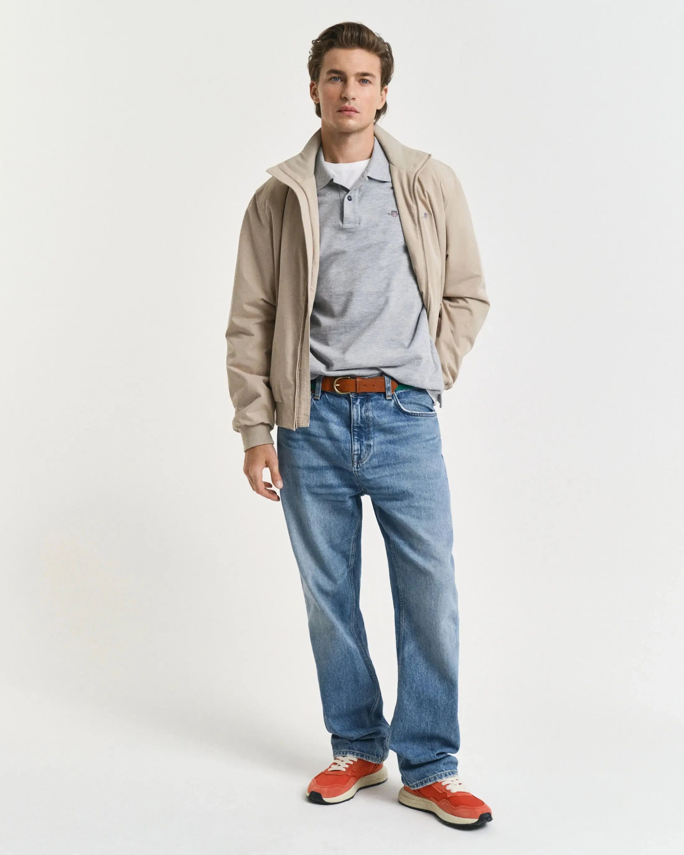 Μπλούζα Πόλο Πικέ Shield Σε Κανονική Γραμμή GANT