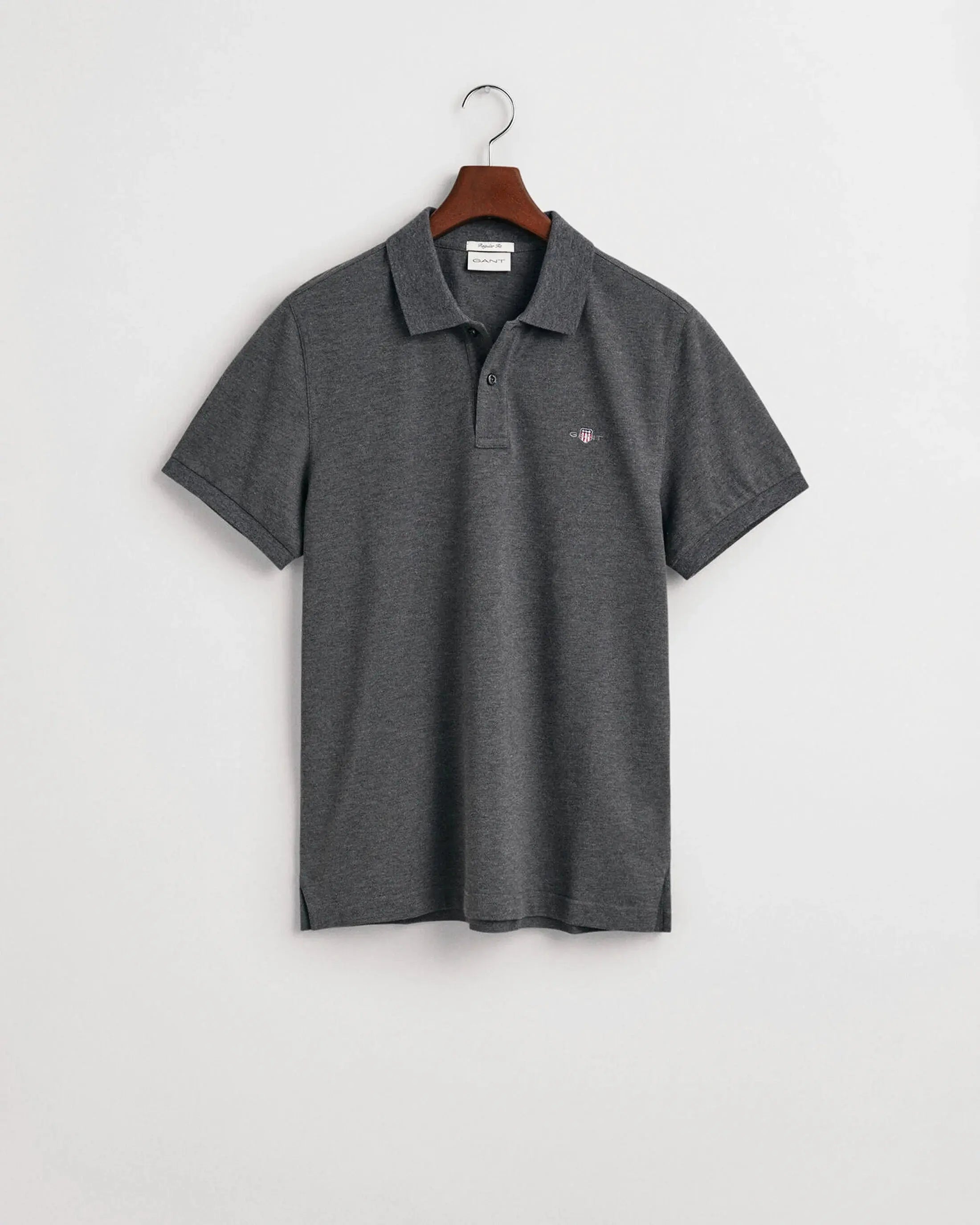 Μπλούζα Πόλο Πικέ Shield Σε Κανονική Γραμμή GANT