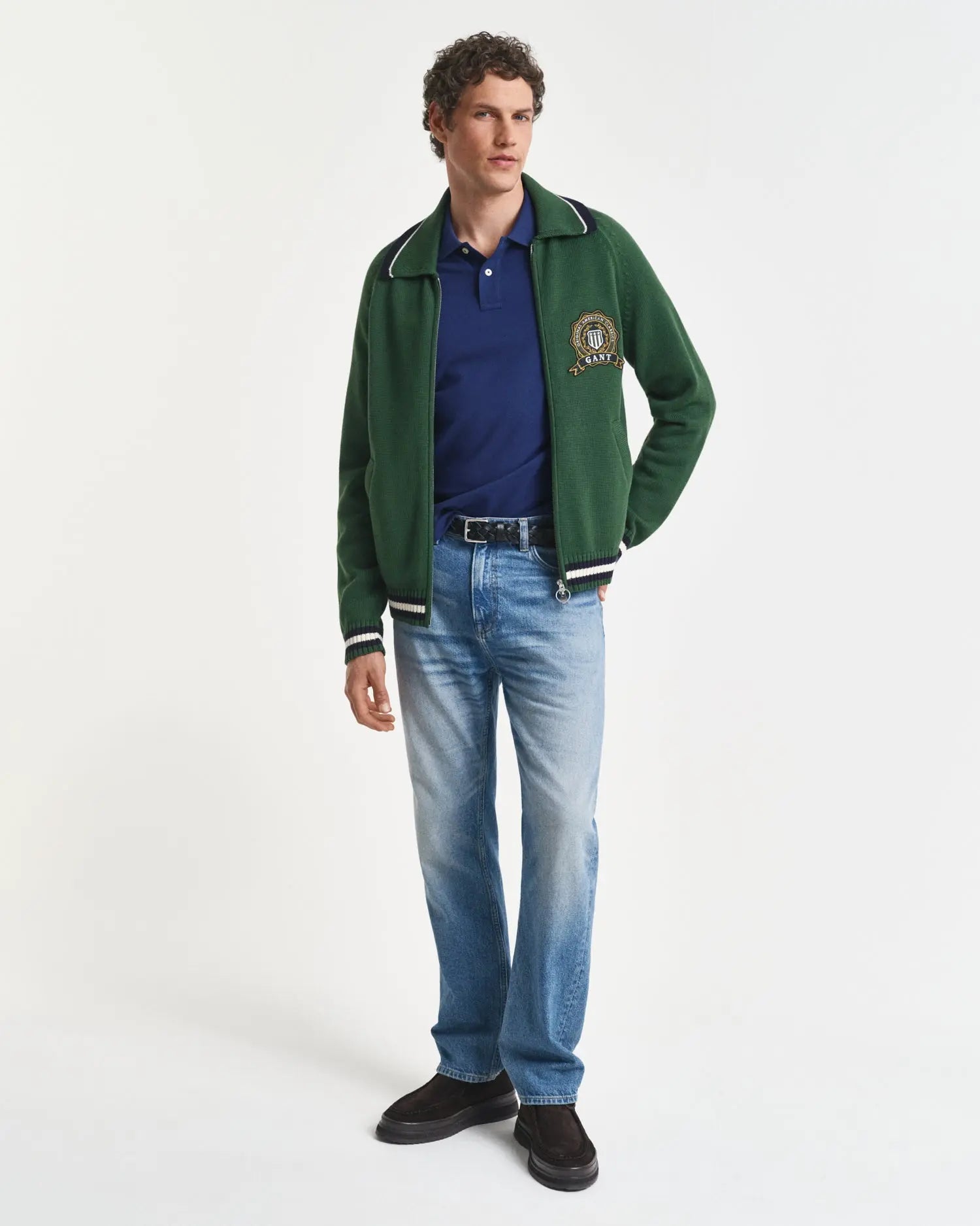 Μπλούζα Πόλο Πικέ Shield Σε Κανονική Γραμμή GANT