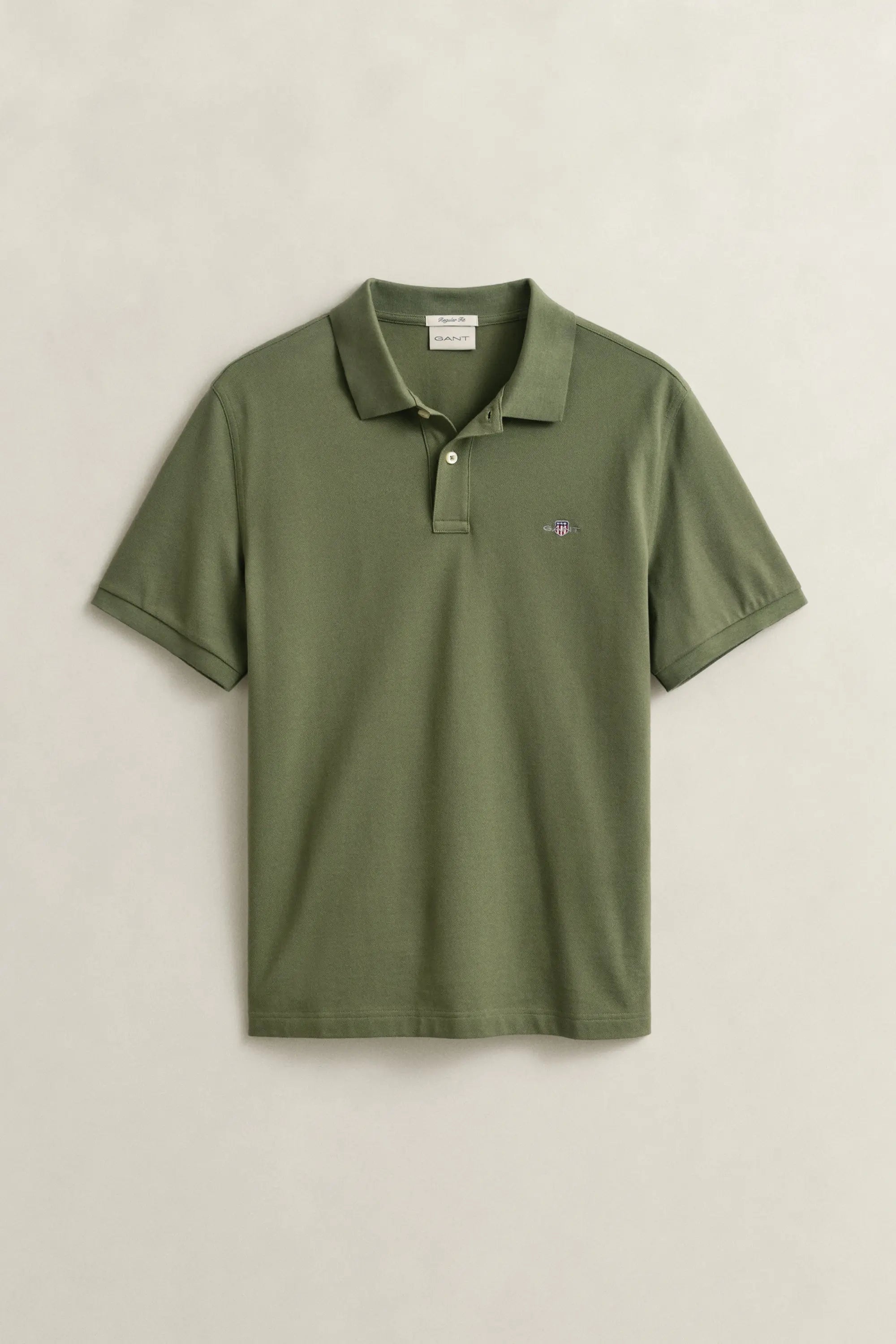 Μπλούζα Πόλο Πικέ Shield Σε Κανονική Γραμμή GANT