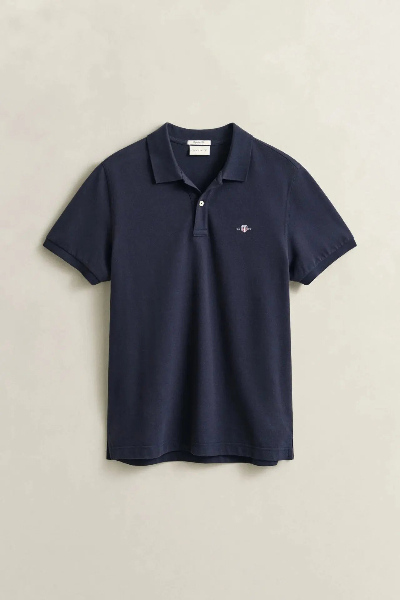 Μπλούζα Πόλο Πικέ Shield Σε Κανονική Γραμμή GANT