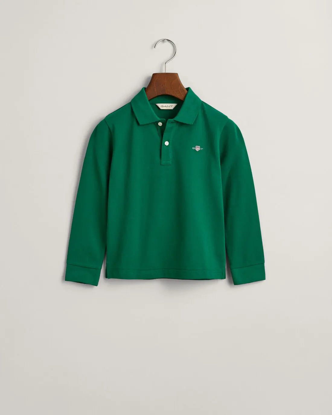 Μπλούζα Πόλο Piqué Μακρυμάνικη Shield GANT
