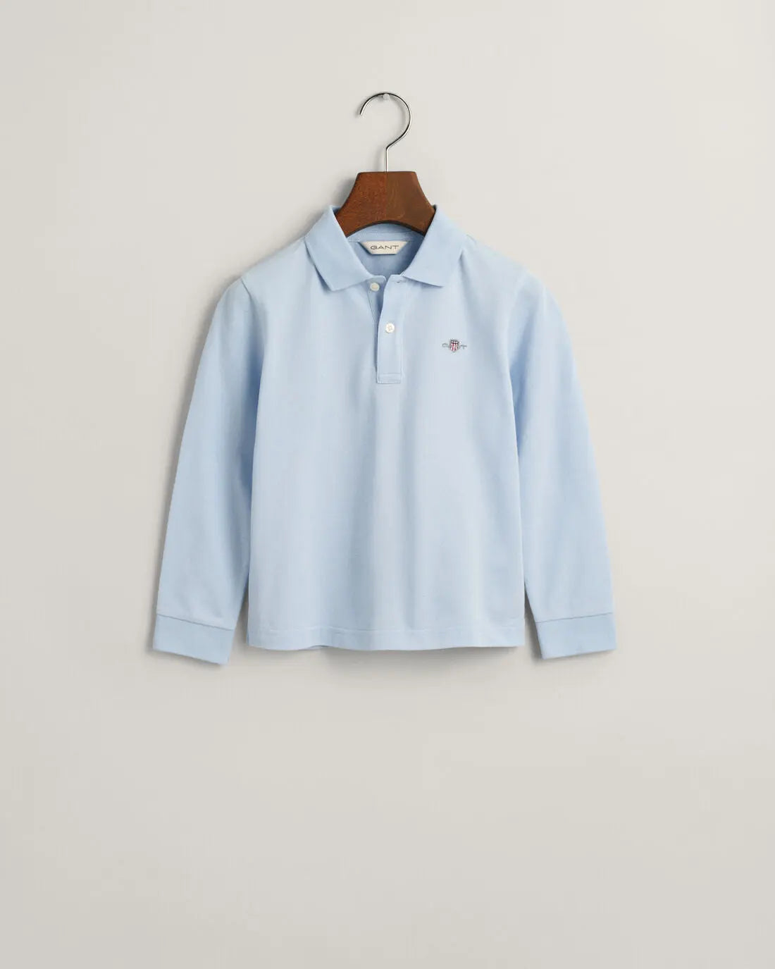 Μπλούζα Πόλο Piqué Μακρυμάνικη Shield GANT